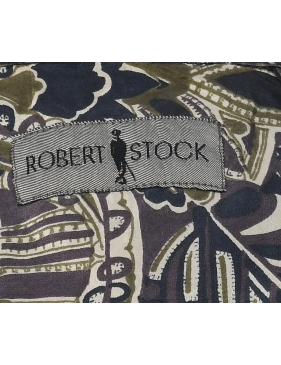 1990s Paisley Print Shirt - M