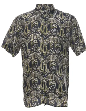 1990s Paisley Print Shirt - M