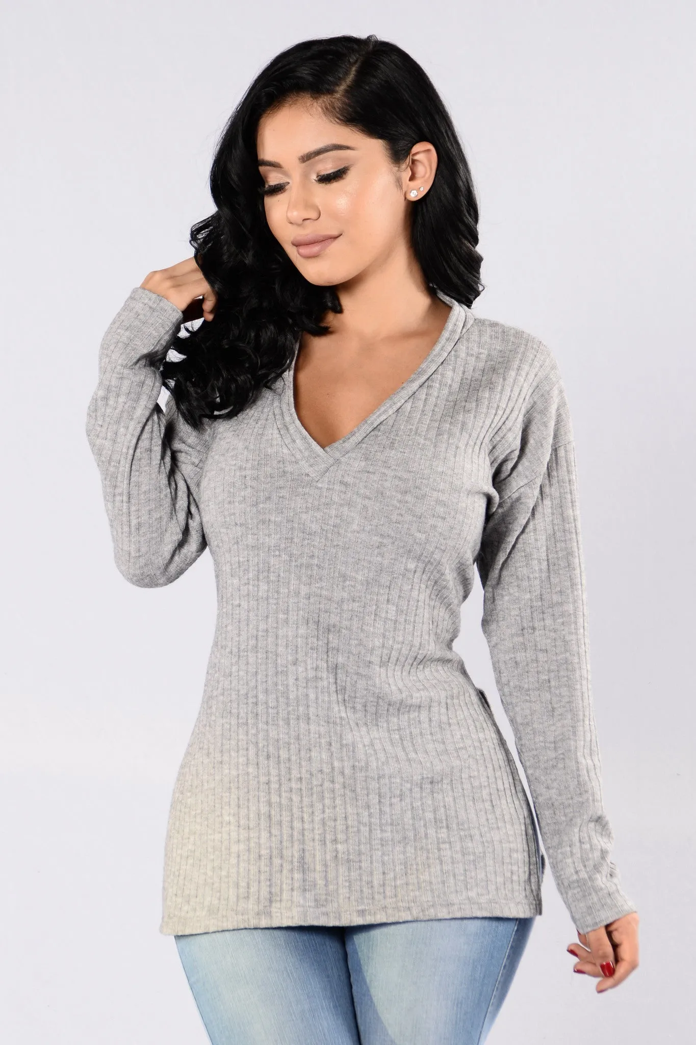 Alfred Sweater - Heather Grey