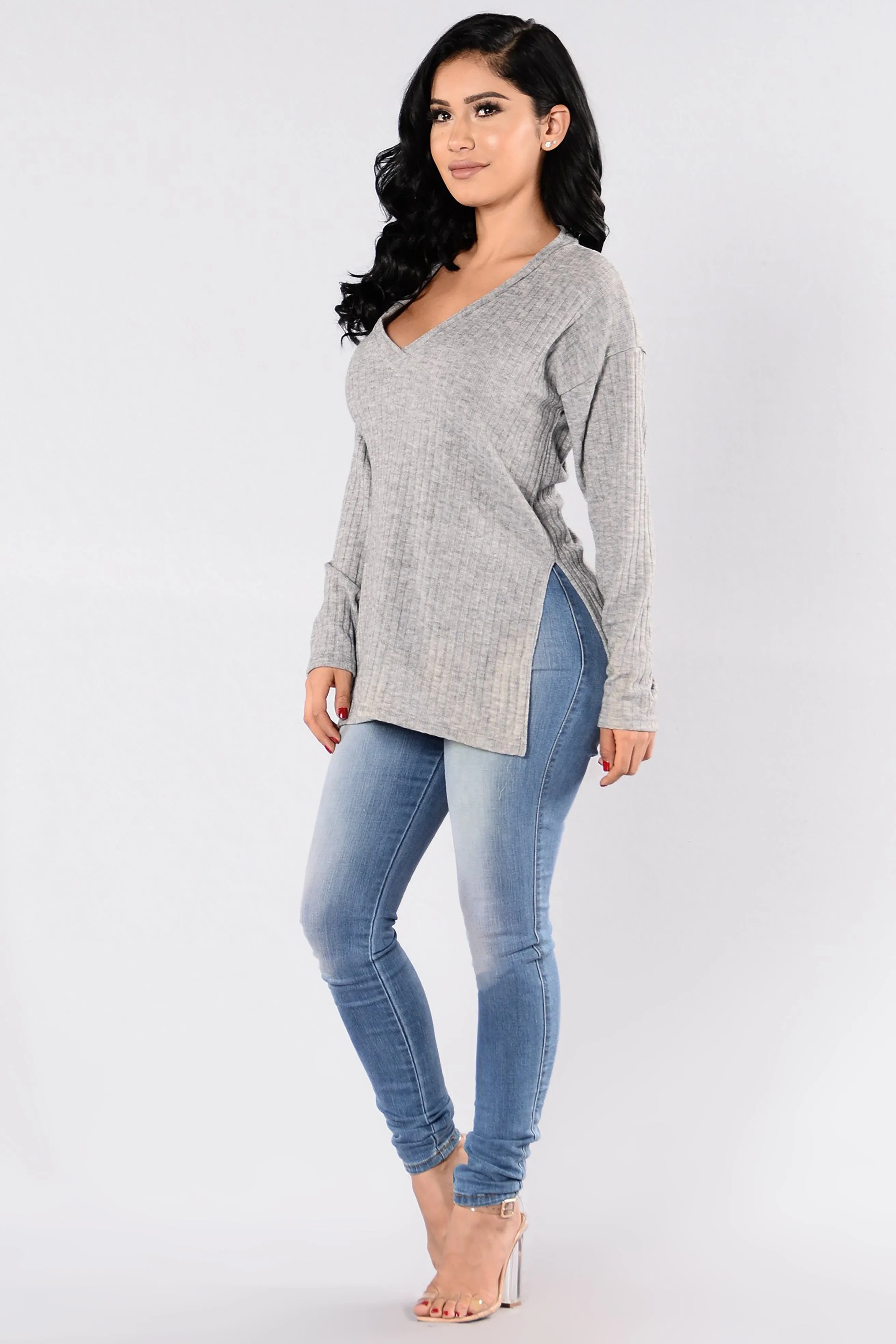 Alfred Sweater - Heather Grey