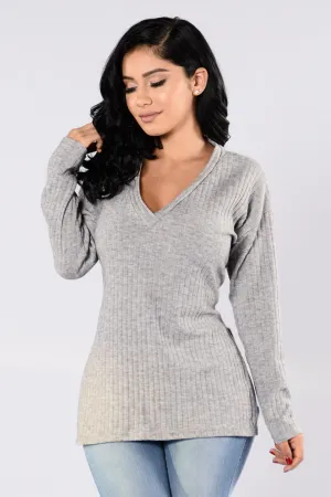 Alfred Sweater - Heather Grey