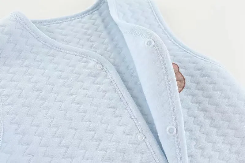 Bear Quilted Warm Baby Vest