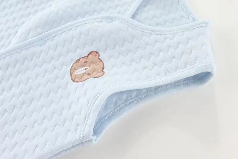 Bear Quilted Warm Baby Vest