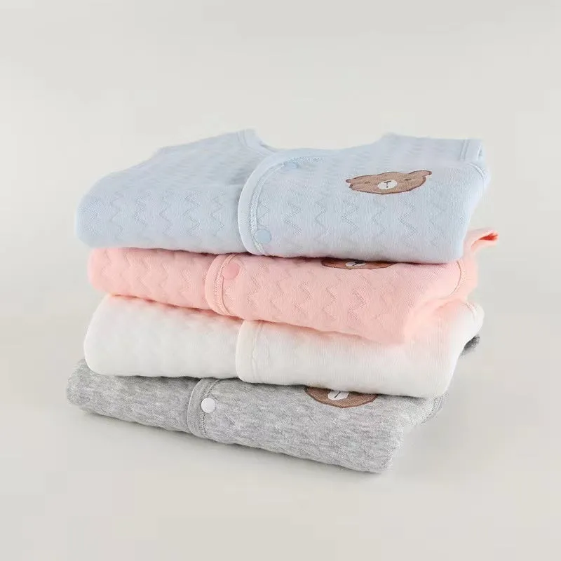Bear Quilted Warm Baby Vest