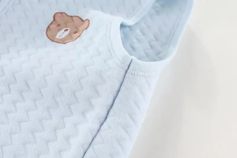 Bear Quilted Warm Baby Vest