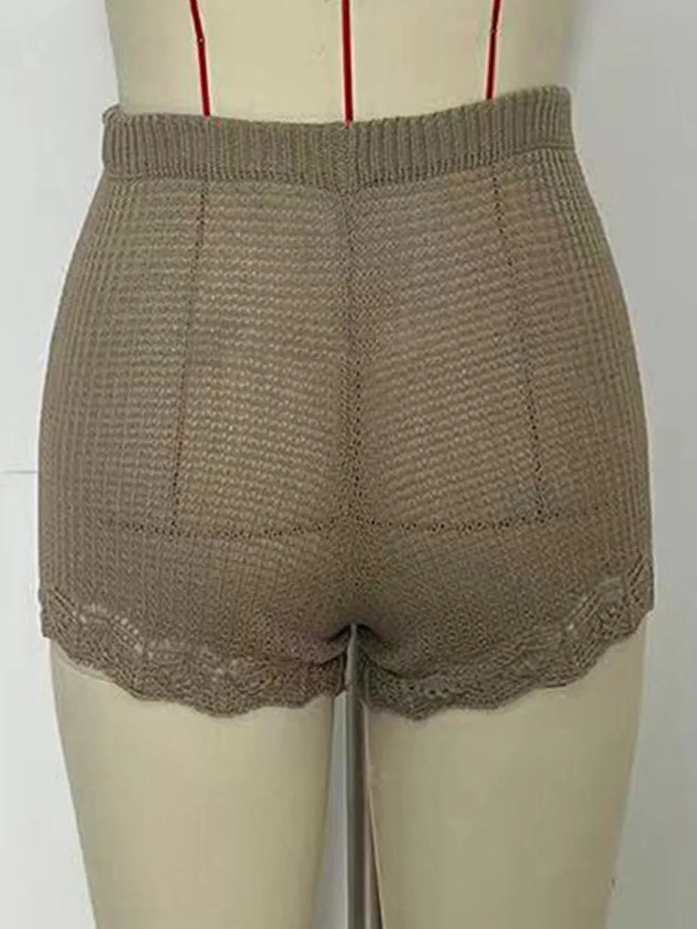 Boho Chic Crochet-Embellished Summer Shorts