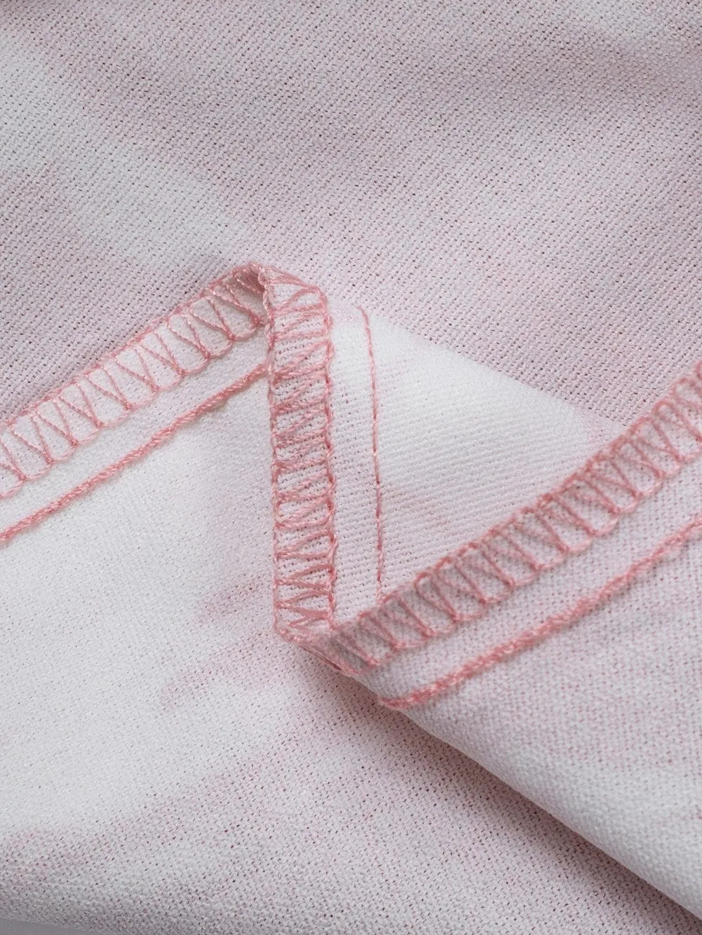 Boho-Chic Pink Tie Dye Casual Shorts with Drawstring