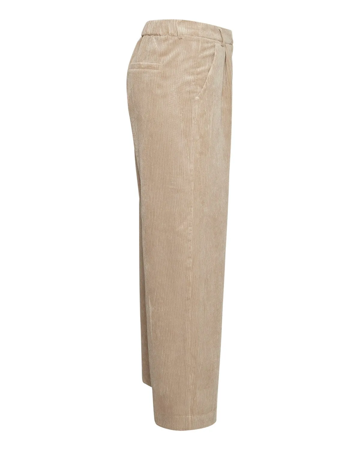 Charis Jeppi HW Ankle Pants - White Pepper