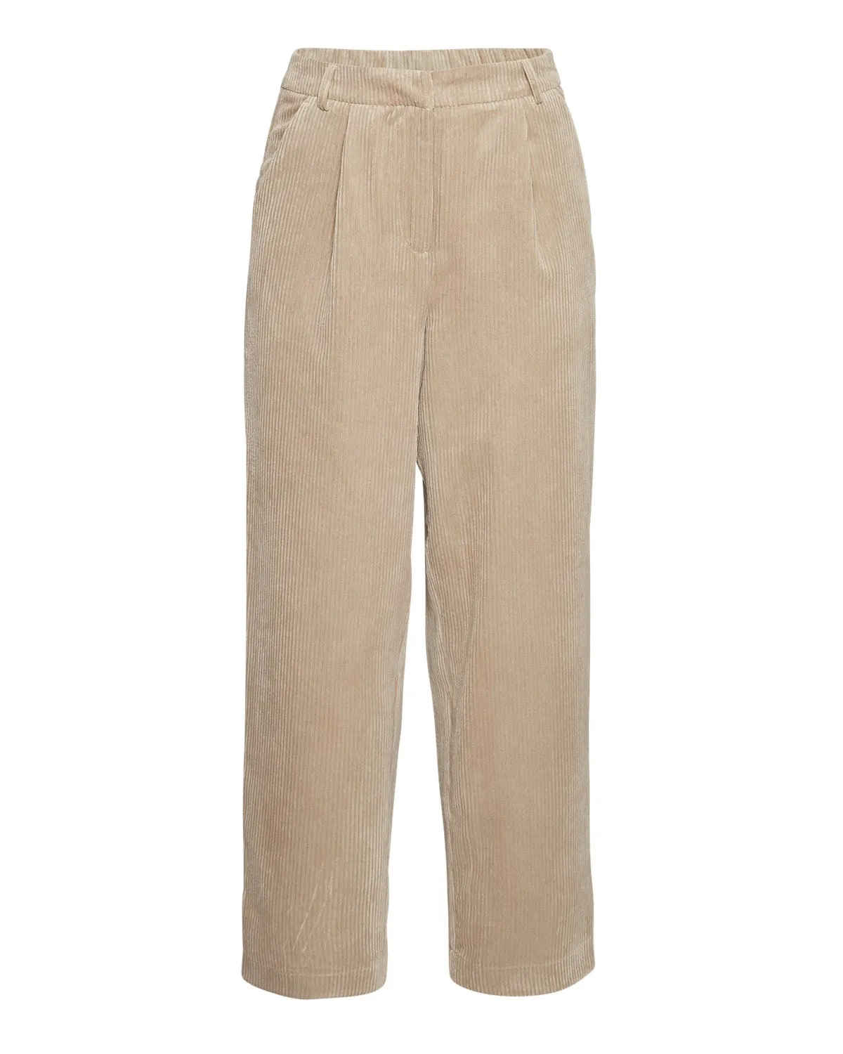 Charis Jeppi HW Ankle Pants - White Pepper