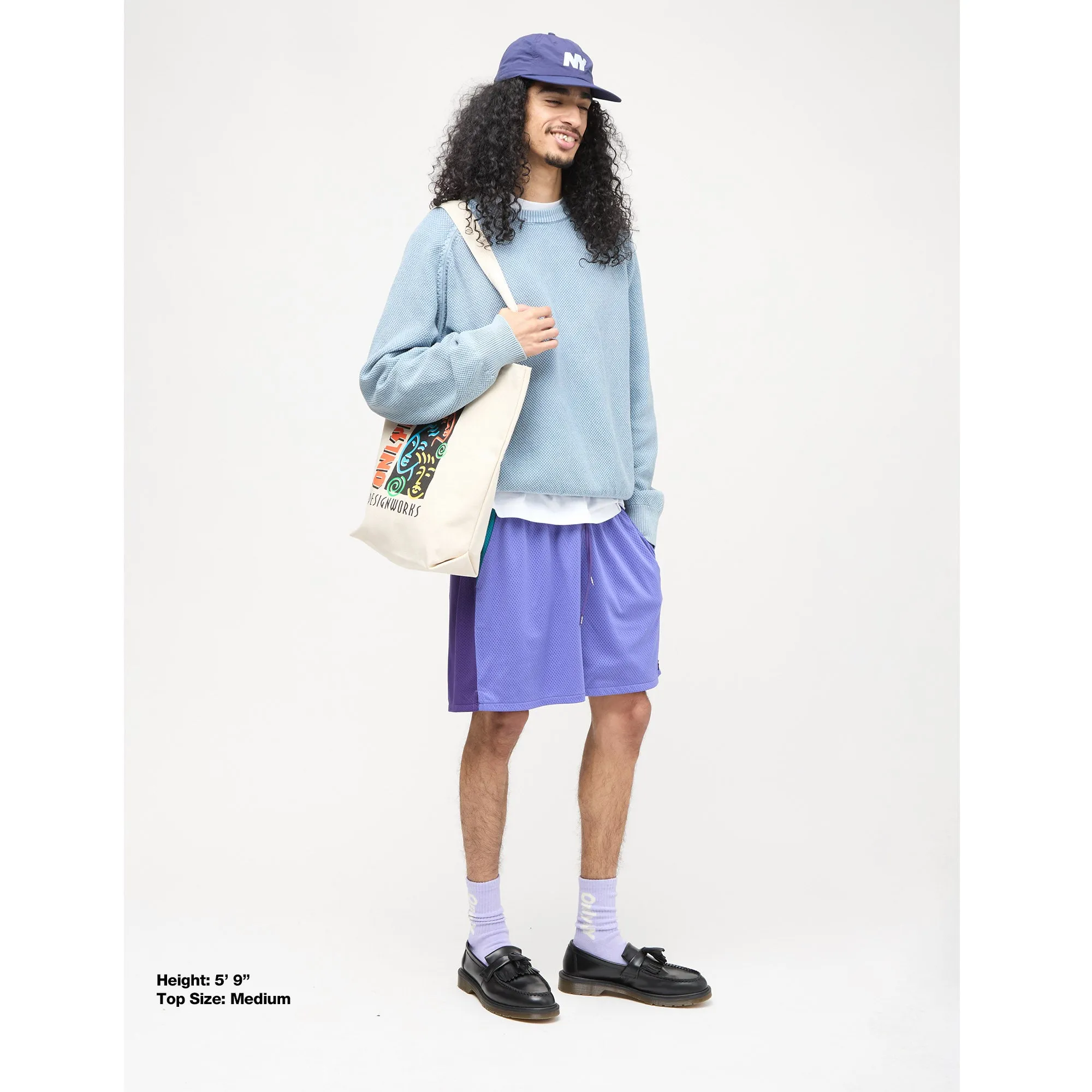 Cotton Indigo Birdseye Sweater