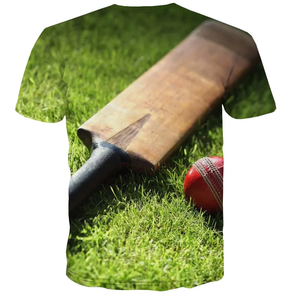 Cricket T-shirt Men Movement T shirts Funny Lawn Tshirt Printed Game Shirt Print