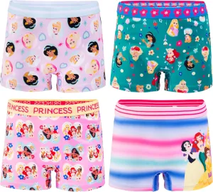 Disney Girls' Princess Panty Multipacks with Favorites Cinderella, Belle, Ariel and More in Sizes 2/3t, 4t, 4, 6, 8