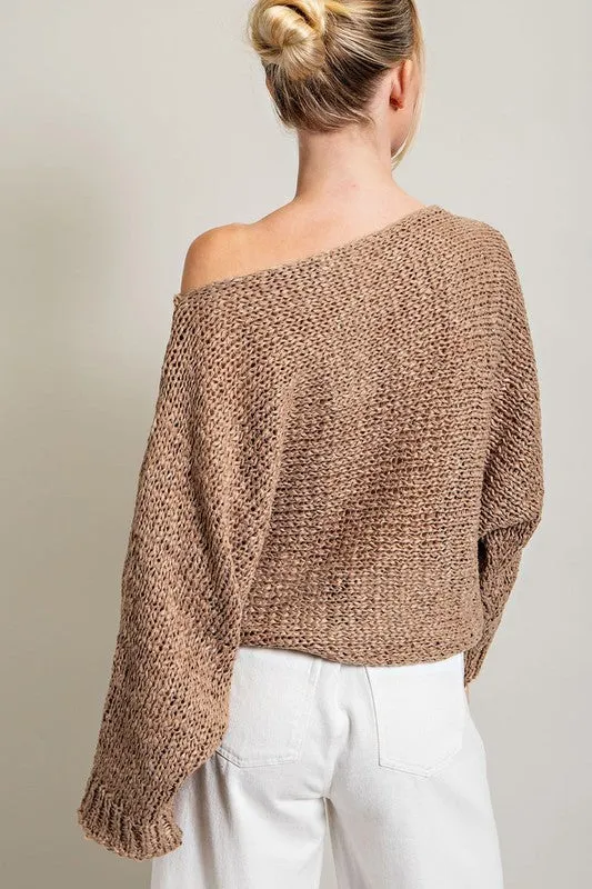 EESOME Loose Fit Knit Top