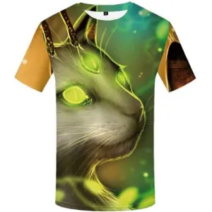 Eye T-shirt Men Animal Shirt Print Psychedelic Tshirt Printed Fantasy Tshirts Casual Harajuku Tshirt Anime Short Sleeve summer