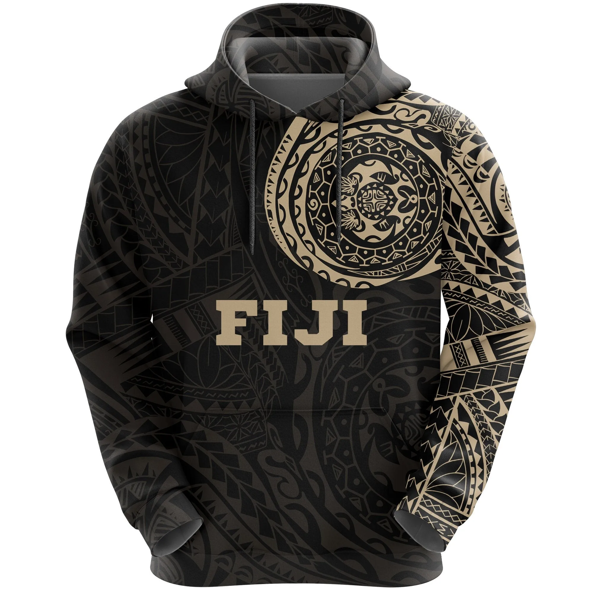 Fiji Polynesian Tattoo Style Hoodie A7