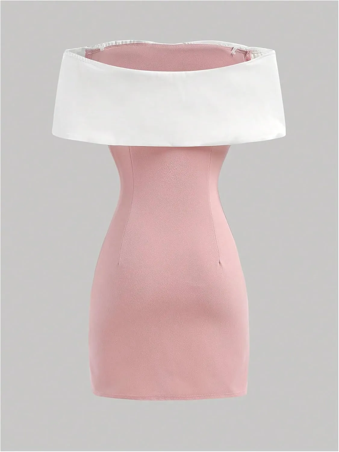 GORGLITTER Girl's Dresses Bow Off Shoulder Bodycon Mini Dresses Sleeveless Short Sundress Birthday Party Cute Dress