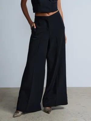 High Rise Wide Leg Pant