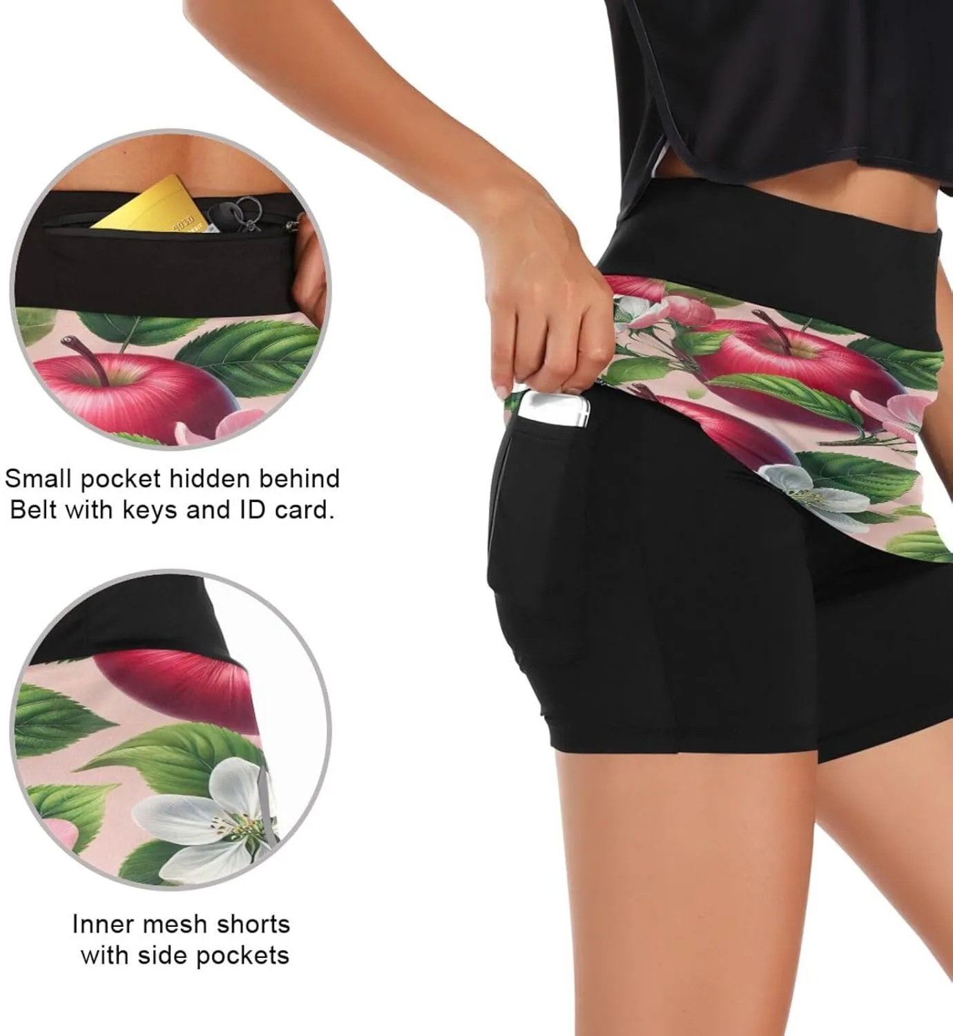 Joisal High Waisted Skort for Women with Pockets Short Skirts for Women Summer, Women Tennis Skirt