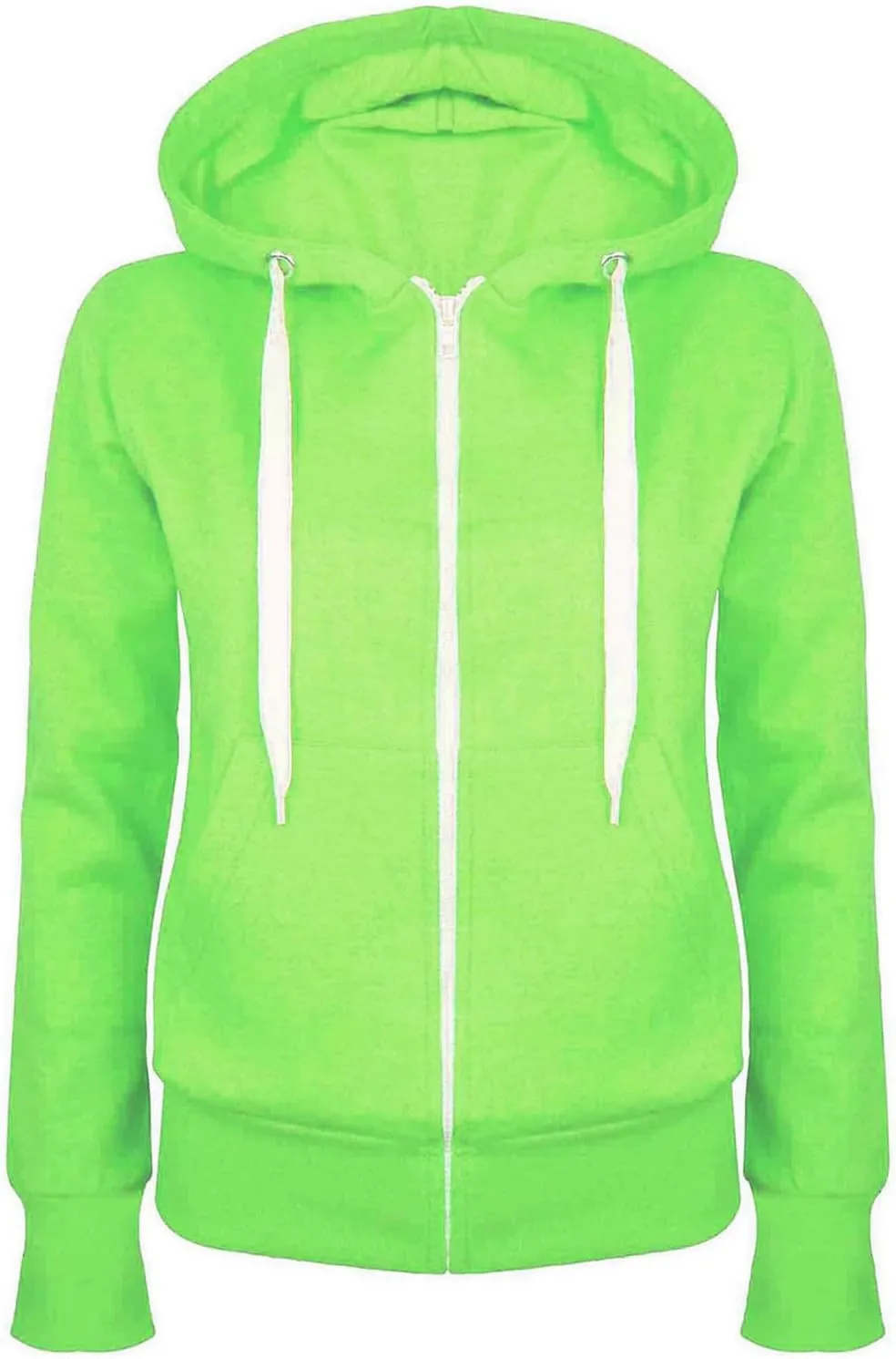 Lastesso Fall Outfits for Women 2024 Full Zip Up Long Sleeve Jacket Coats Basic Solid Athletic Fit Hoodies with Pockets