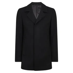 Lohman Wool Overcoat - Black