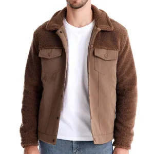 Men's Fleece Jacket Fashionable Winter & Autumn Coat