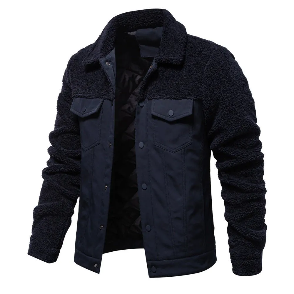 Men's Fleece Jacket Fashionable Winter & Autumn Coat