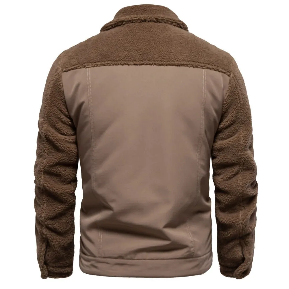 Men's Fleece Jacket Fashionable Winter & Autumn Coat