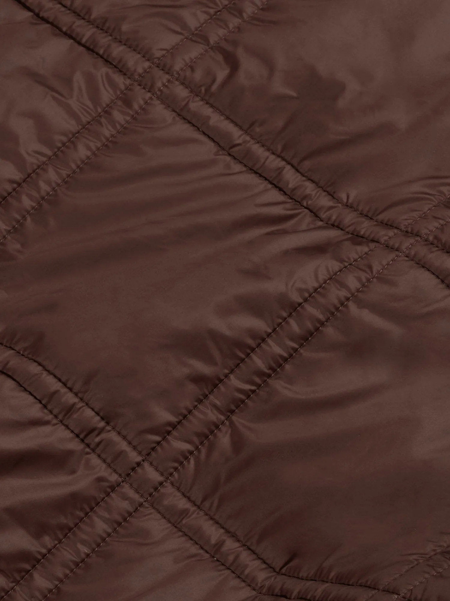 Mens Flower-Warmth Quilted Giletchestnut brown