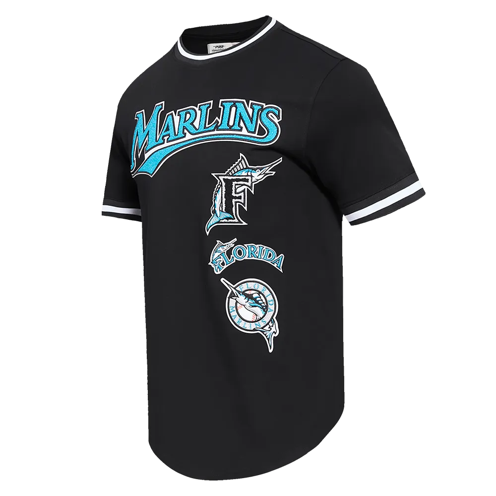 MLB FLORIDA MARLINS RETRO CLASSIC MEN'S TOP (BLACK)