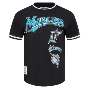 MLB FLORIDA MARLINS RETRO CLASSIC MEN'S TOP (BLACK)