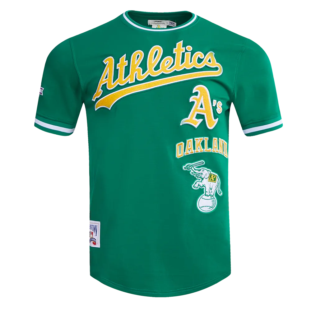 MLB OAKLAND ATHLETICS RETRO CLASSIC MEN'S TOP (KELLY GREEN)