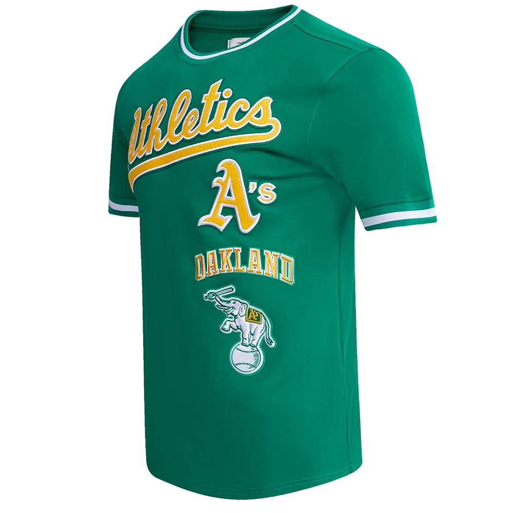 MLB OAKLAND ATHLETICS RETRO CLASSIC MEN'S TOP (KELLY GREEN)