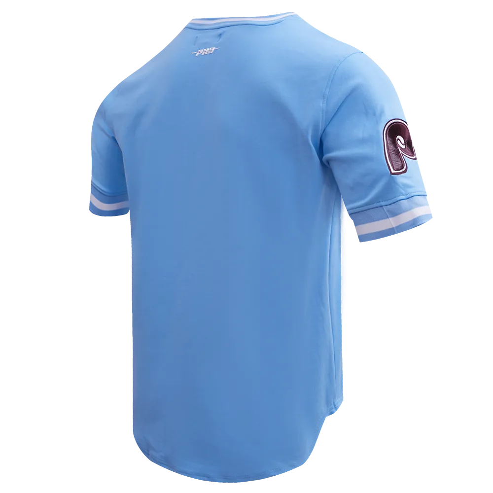 MLB PHILADELPHIA PHILLIES RETRO CLASSIC MEN'S TOP (UNIVERSITY BLUE)