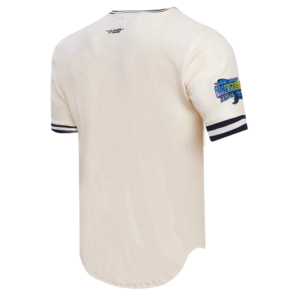 MLB TAMPA DEVIL RAYS RETRO CLASSIC MEN'S TOP (EGGSHELL/ MIDNIGHT NAVY)