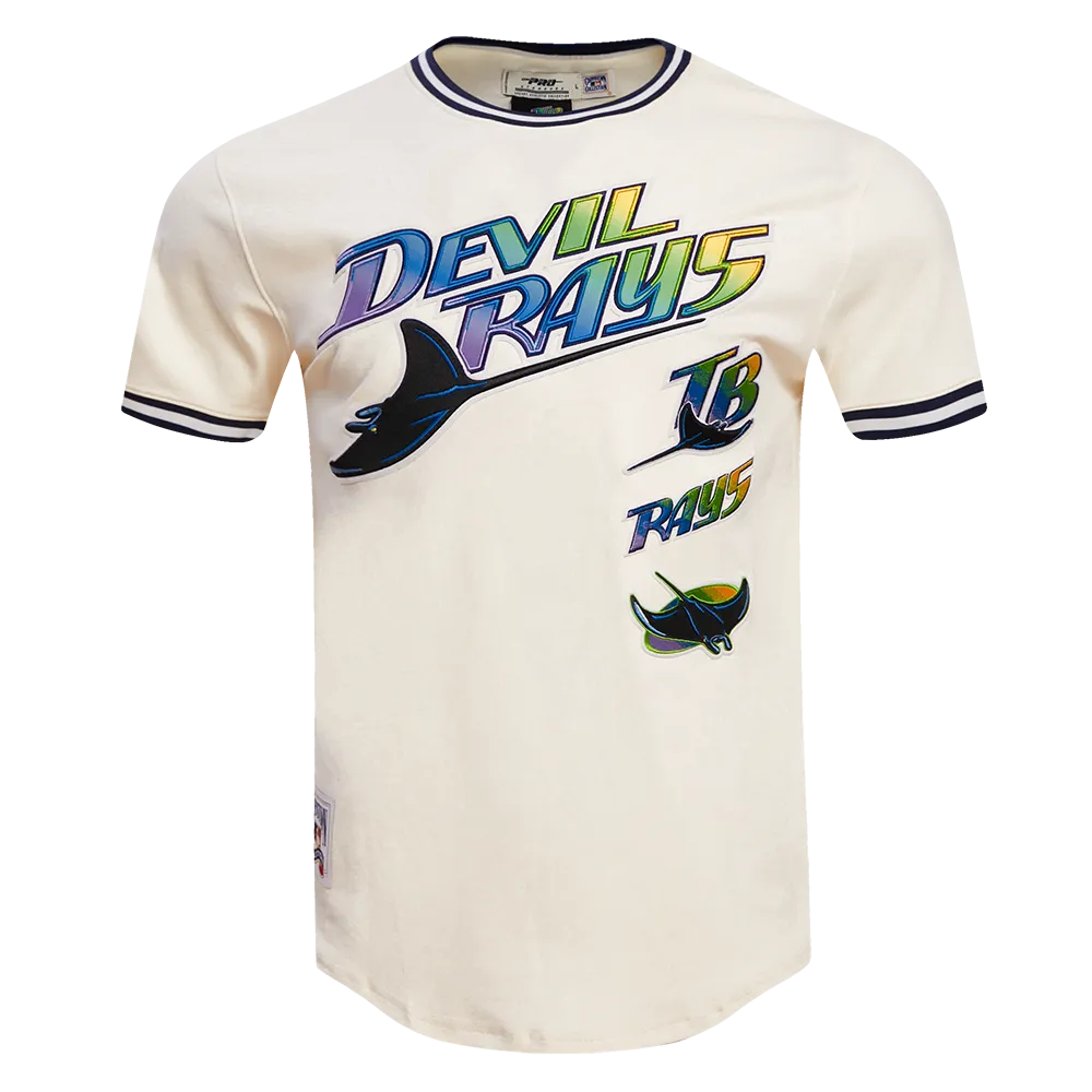 MLB TAMPA DEVIL RAYS RETRO CLASSIC MEN'S TOP (EGGSHELL/ MIDNIGHT NAVY)