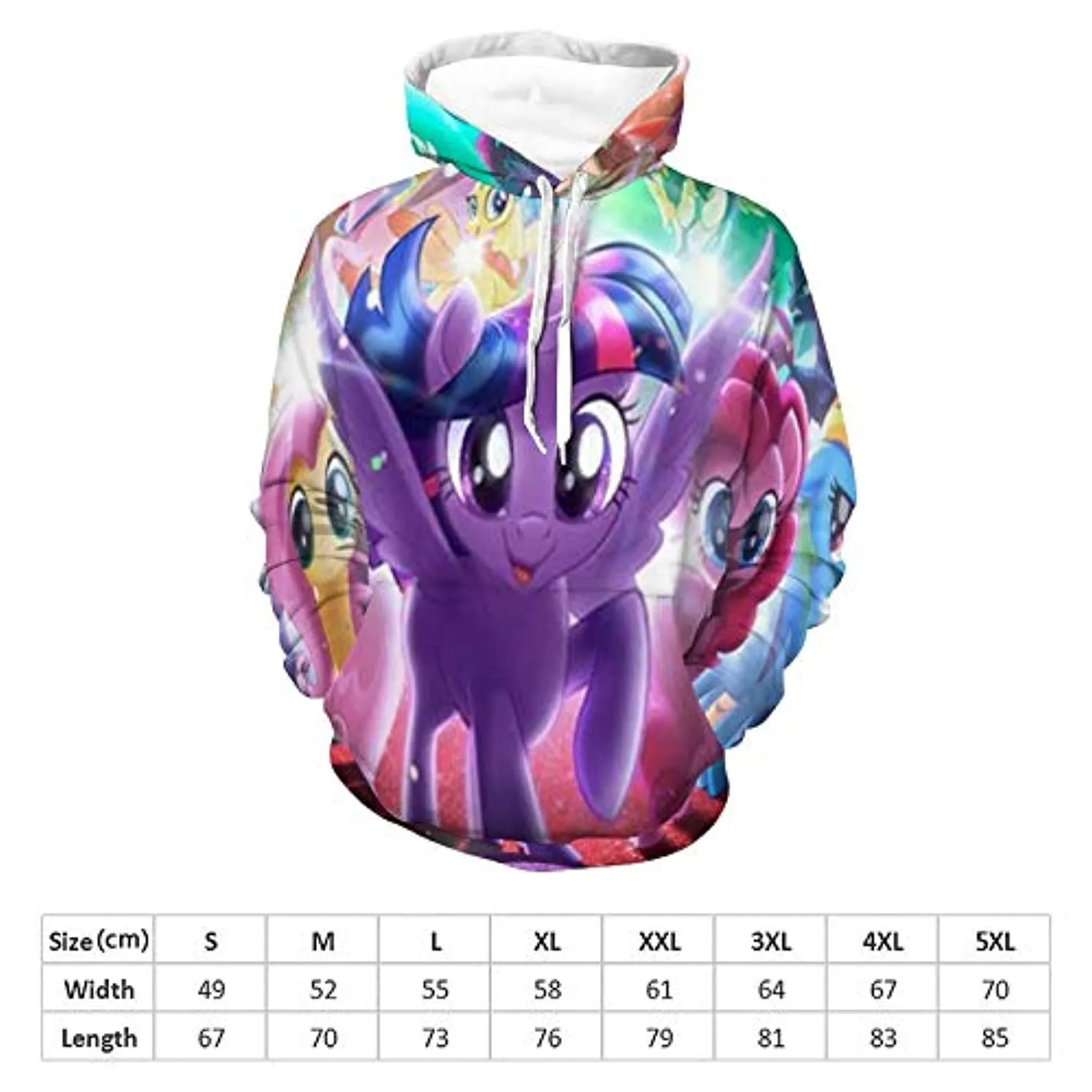 My Little Pony Hoodies - Twilight Sparkle Unisex 3D Print Casual Pullover Sweater