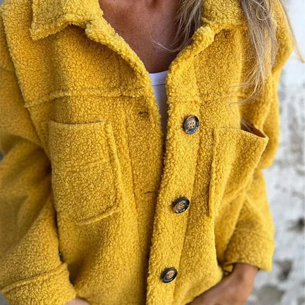 Nora - Short Wool Jacket with Lapels