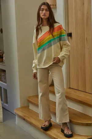Rayna Raglan Rainbow Sweater