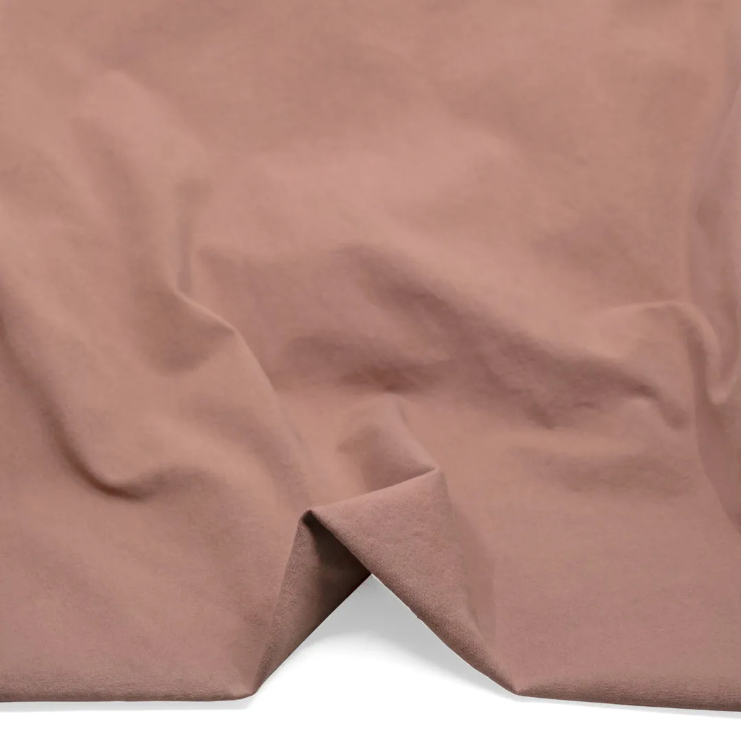 Remnant - 90cm - 7oz Softened Organic Cotton - Dusty Rose