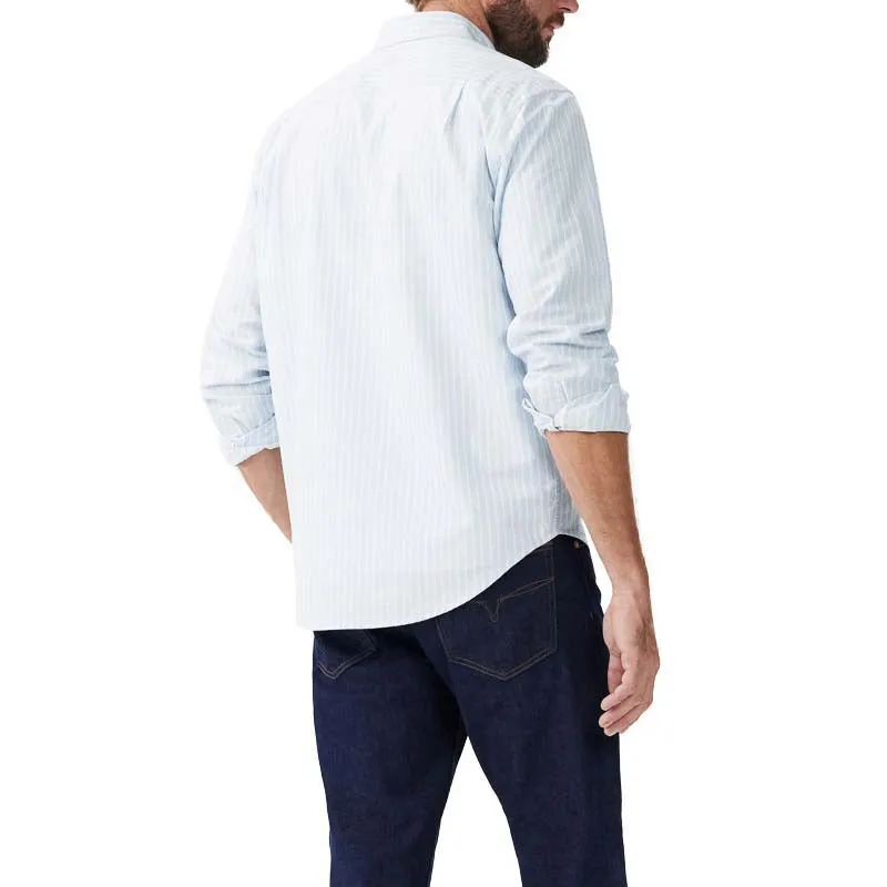 R.M.Williams Classic Mens Shirt - Blue/White