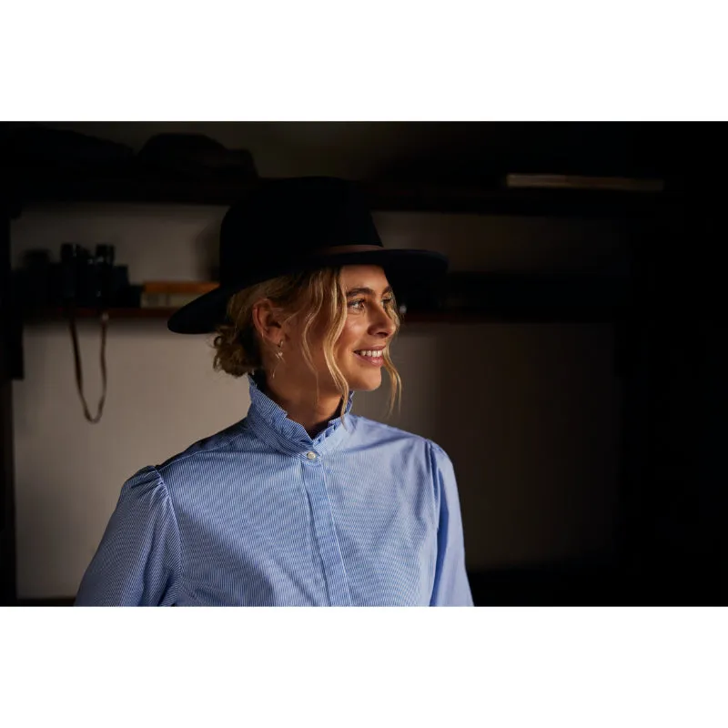 Schoffel Fakenham Ladies Shirt - Light Blue Stripe