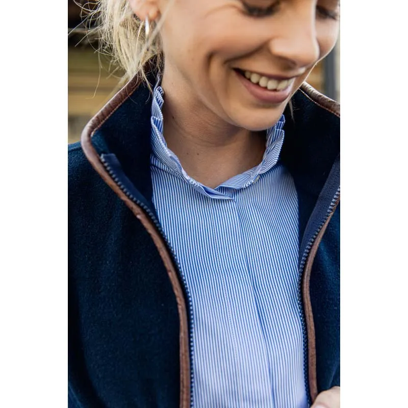 Schoffel Fakenham Ladies Shirt - Light Blue Stripe