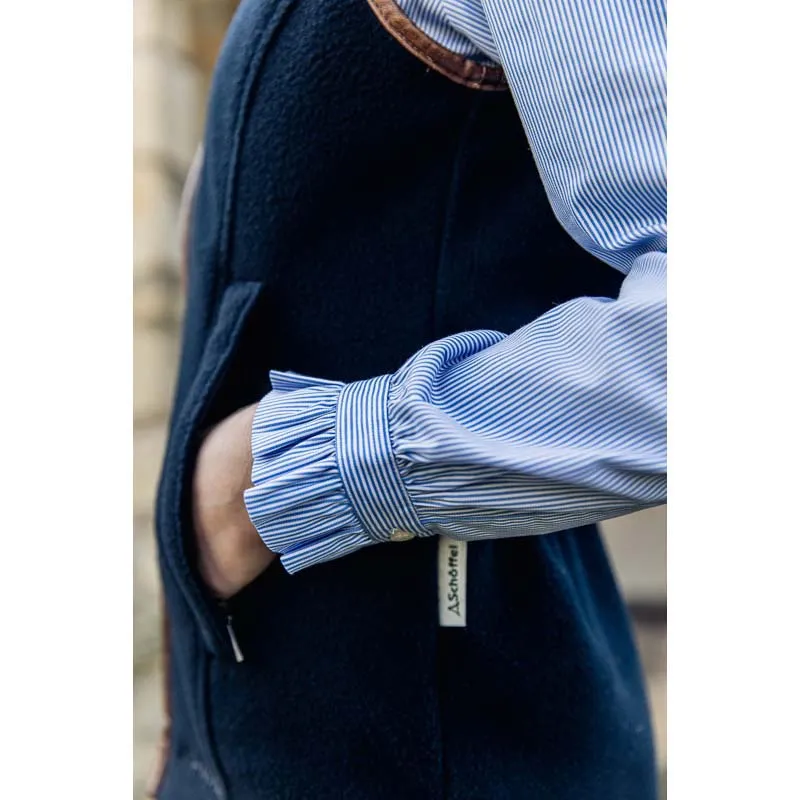 Schoffel Fakenham Ladies Shirt - Light Blue Stripe
