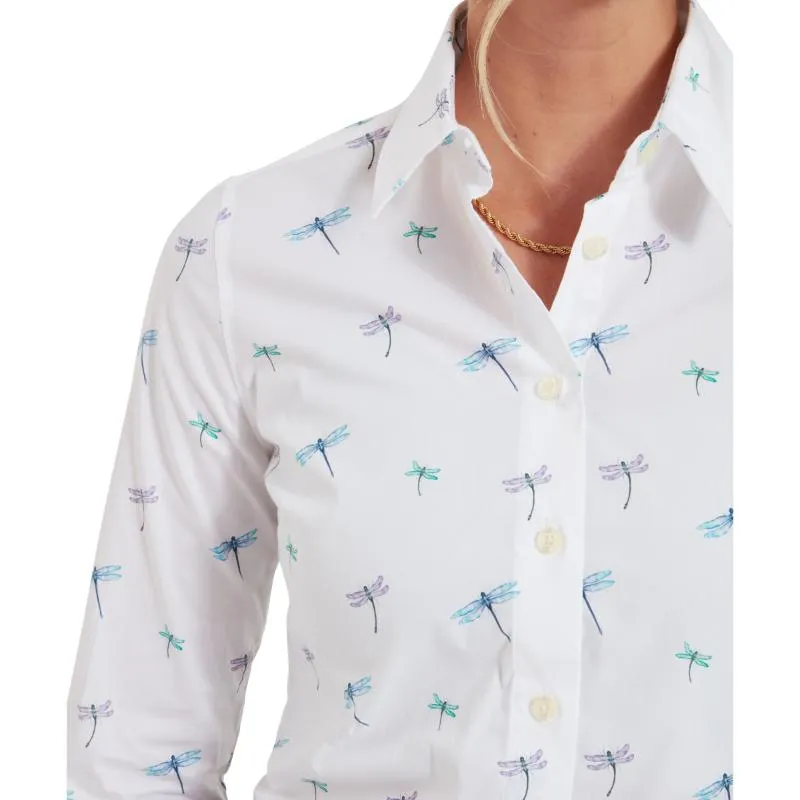 Schoffel Ladies Norfolk Shirt - Dragonfly Print
