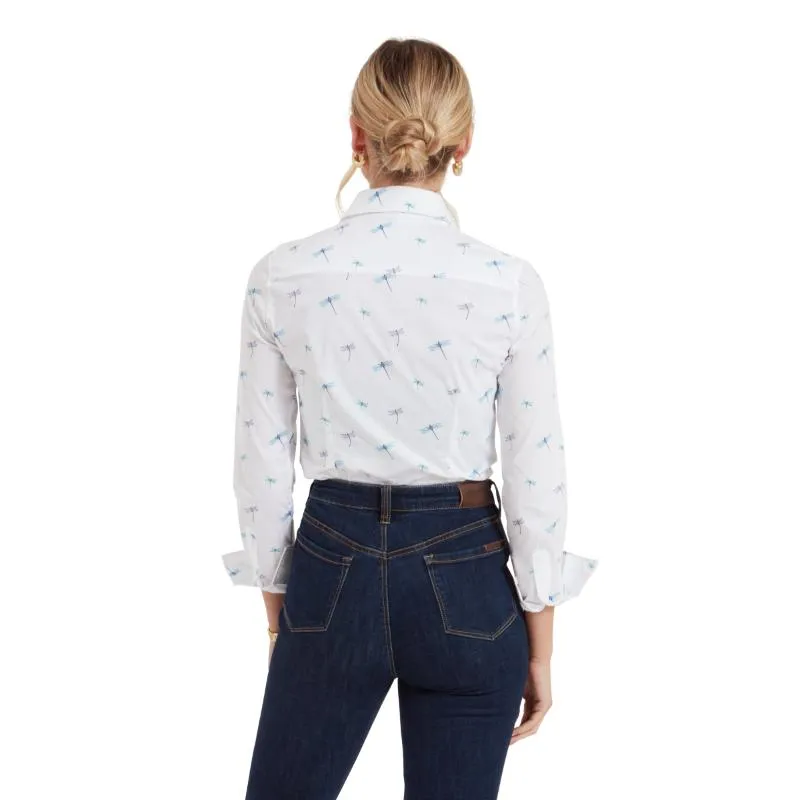 Schoffel Ladies Norfolk Shirt - Dragonfly Print