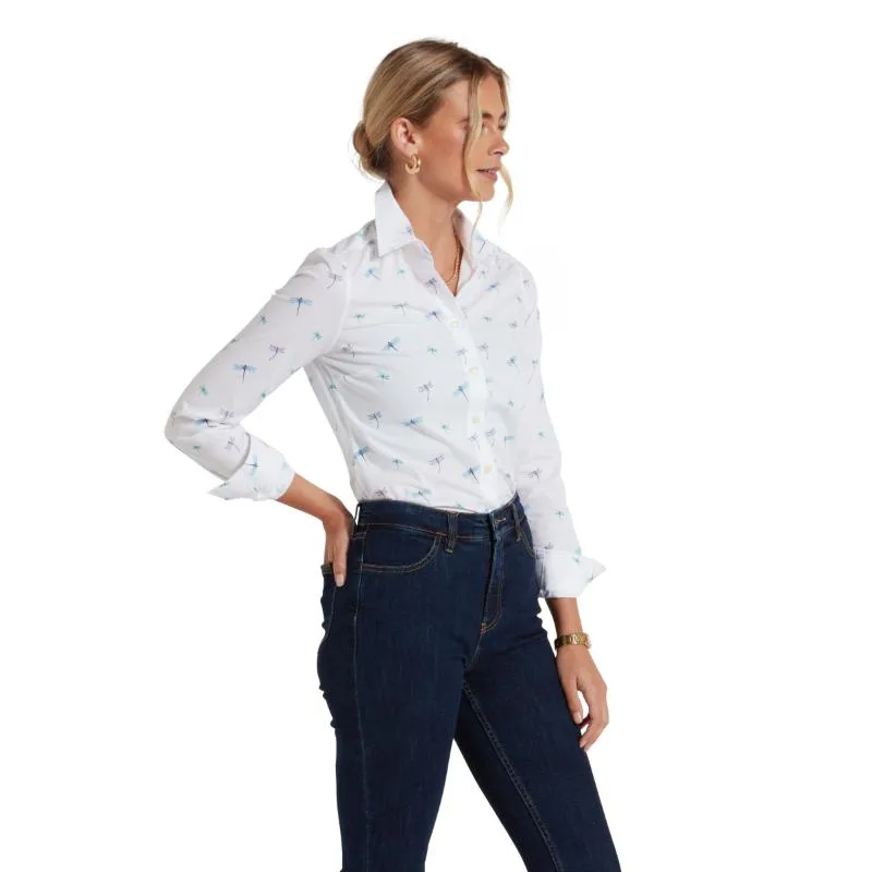 Schoffel Ladies Norfolk Shirt - Dragonfly Print