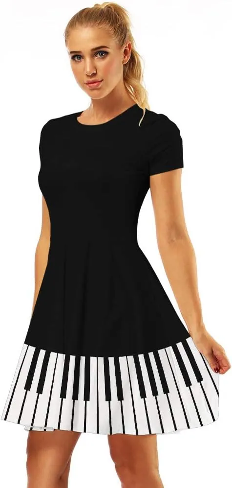 Sister Amy Women's Galaxy Printed Elastic Round Neck Sleeveless Shaping Camisole Skater
