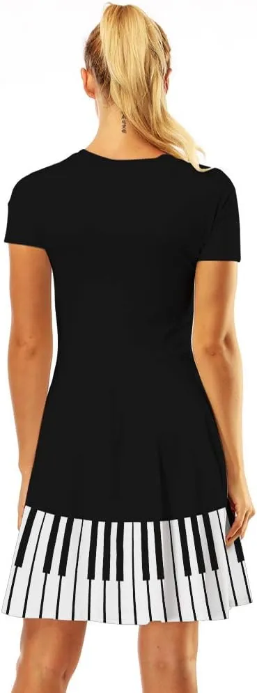 Sister Amy Women's Galaxy Printed Elastic Round Neck Sleeveless Shaping Camisole Skater