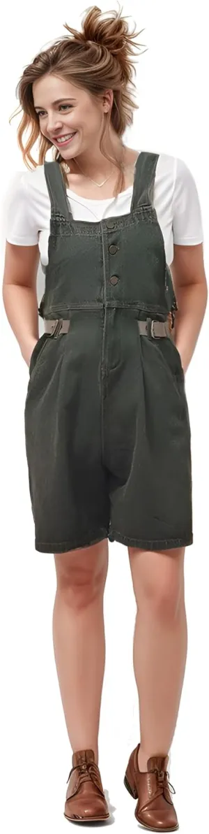 Women's Casual Overalls Loose Linen Jumpsuit Summer Beach Outfits Travel Vacation Clothes Girls