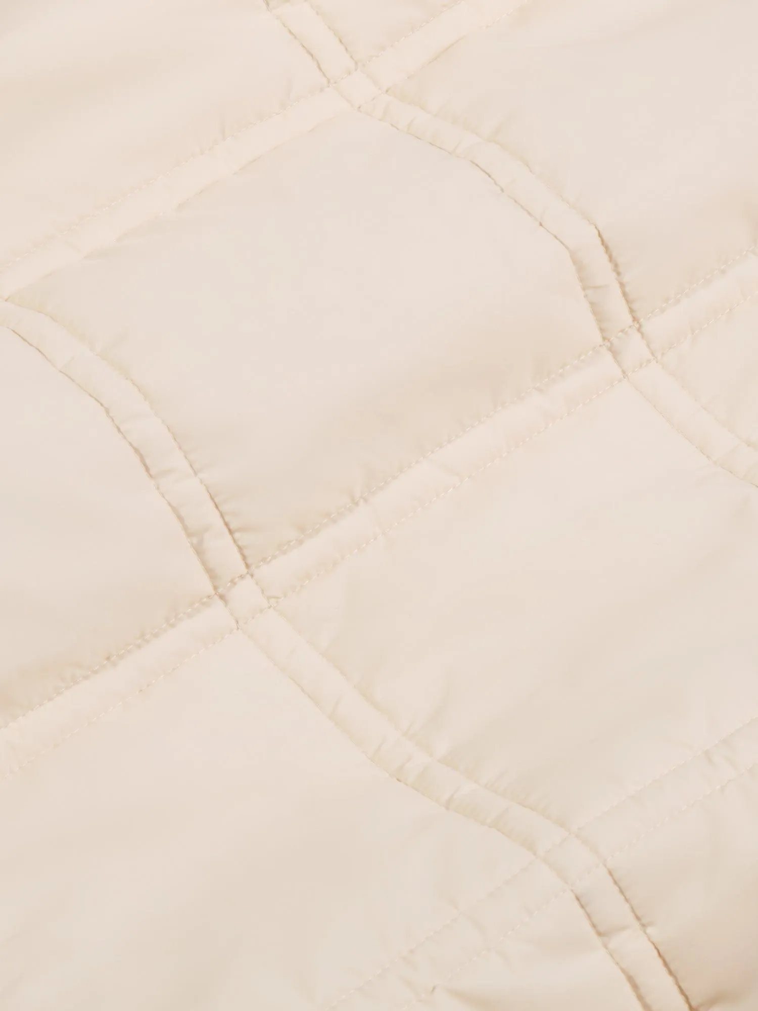 Womens Flower-Warmth Quilted Collarless Jacketsand